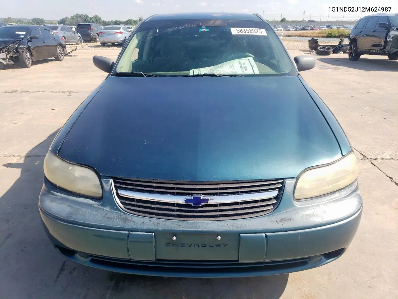 2002 Chevrolet Malibu VIN: 1G1ND52J12M624987 Lot: 58358925