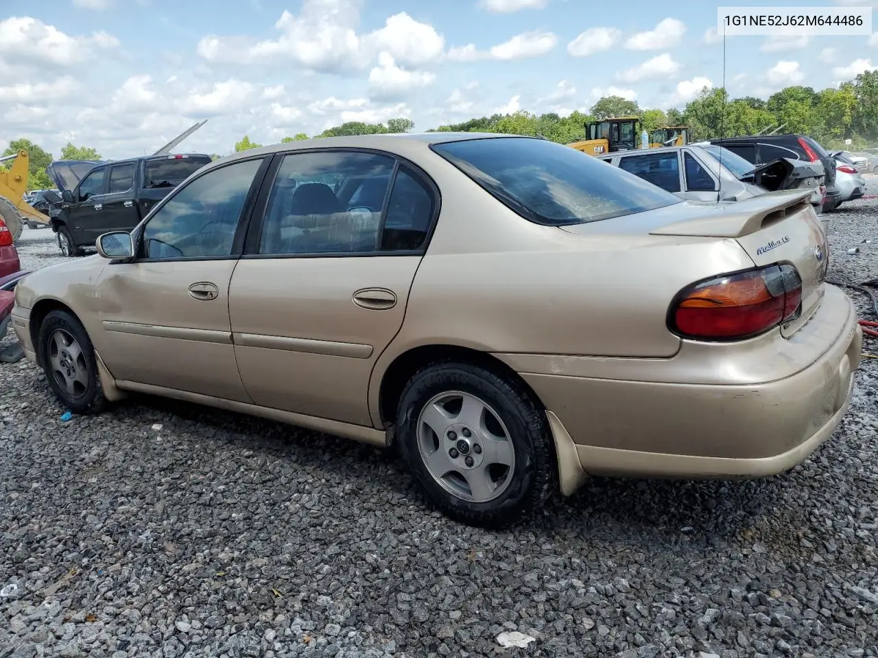 2002 Chevrolet Malibu Ls VIN: 1G1NE52J62M644486 Lot: 61826075