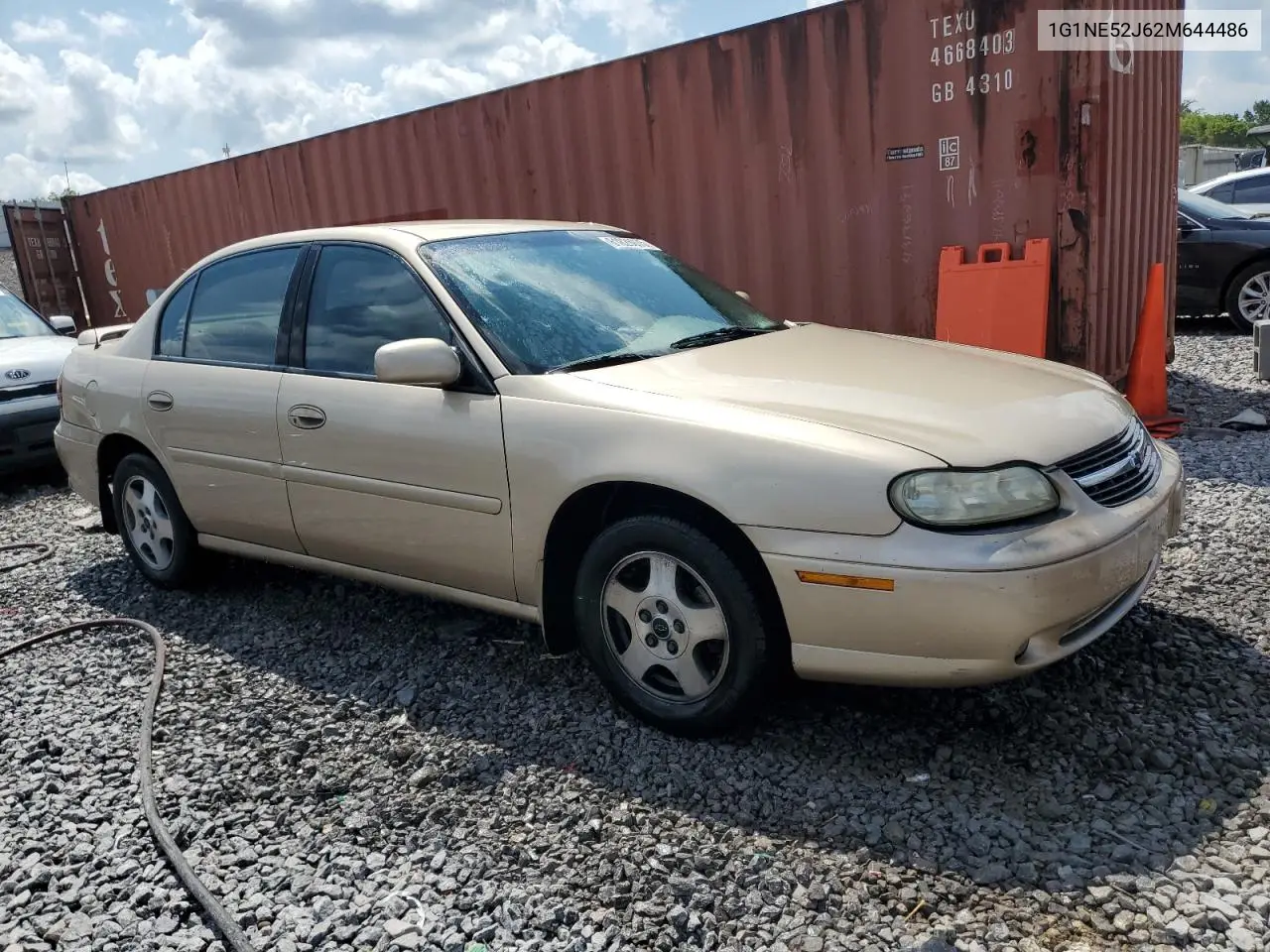 2002 Chevrolet Malibu Ls VIN: 1G1NE52J62M644486 Lot: 61826075