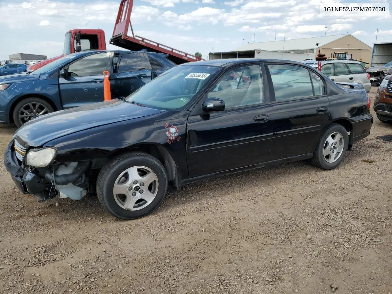 2002 Chevrolet Malibu Ls VIN: 1G1NE52J72M707630 Lot: 62958615