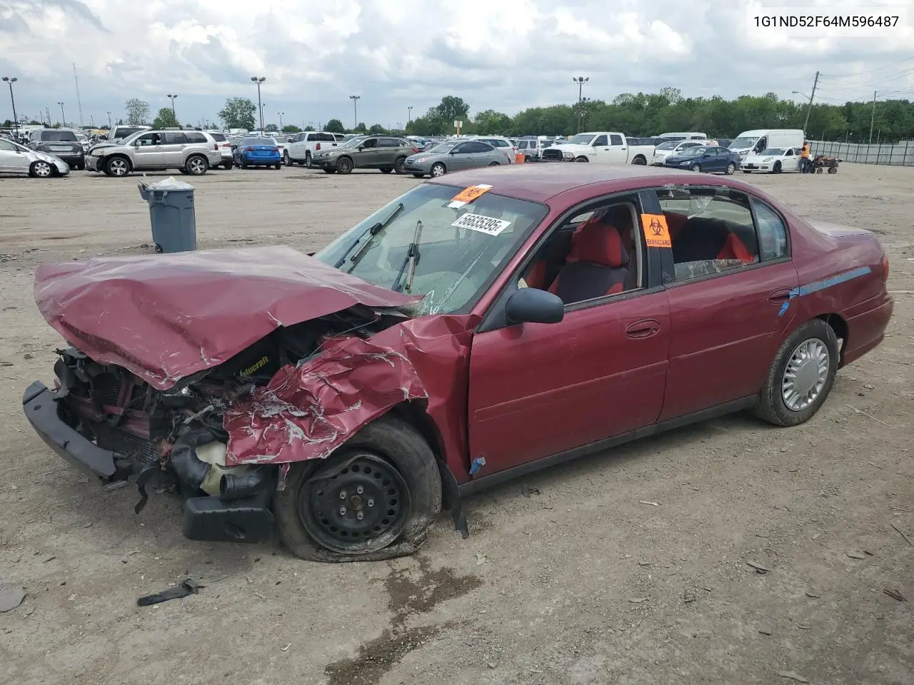 2004 Chevrolet Classic VIN: 1G1ND52F64M596487 Lot: 56635395