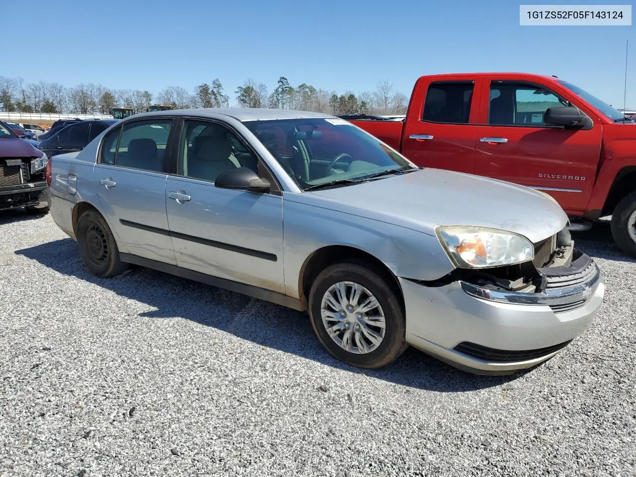 2005 Chevrolet Malibu VIN: 1G1ZS52F05F143124 Lot: 48768525