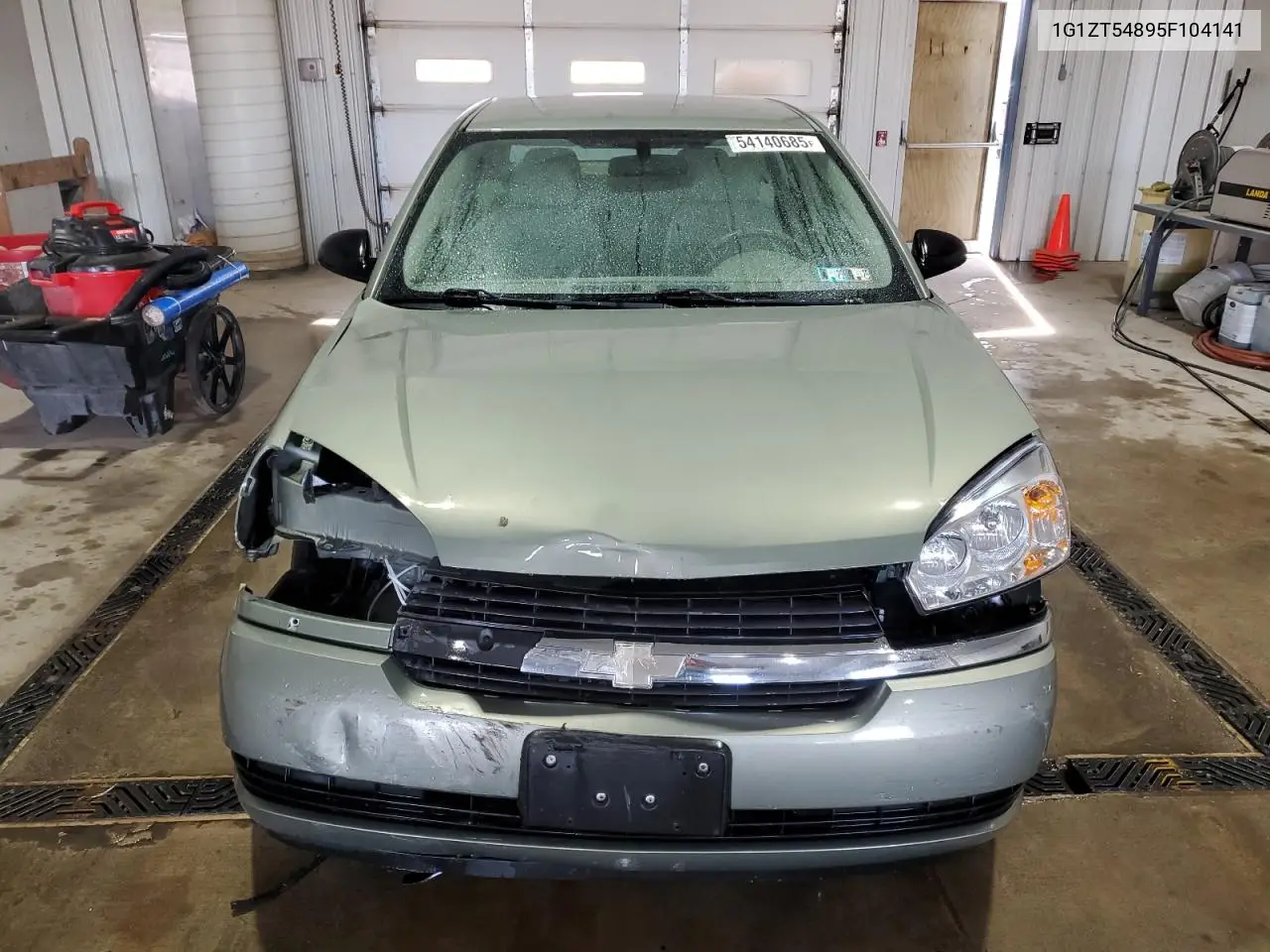 2005 Chevrolet Malibu Ls VIN: 1G1ZT54895F104141 Lot: 54140685