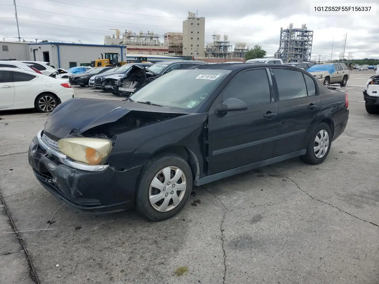 2005 Chevrolet Malibu VIN: 1G1ZS52F55F156337 Lot: 56110105