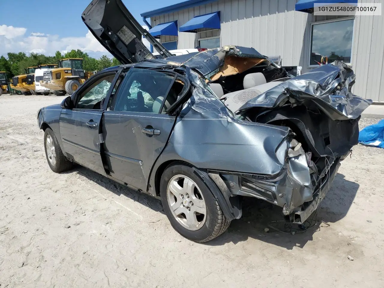 2005 Chevrolet Malibu Lt VIN: 1G1ZU54805F100167 Lot: 56346265