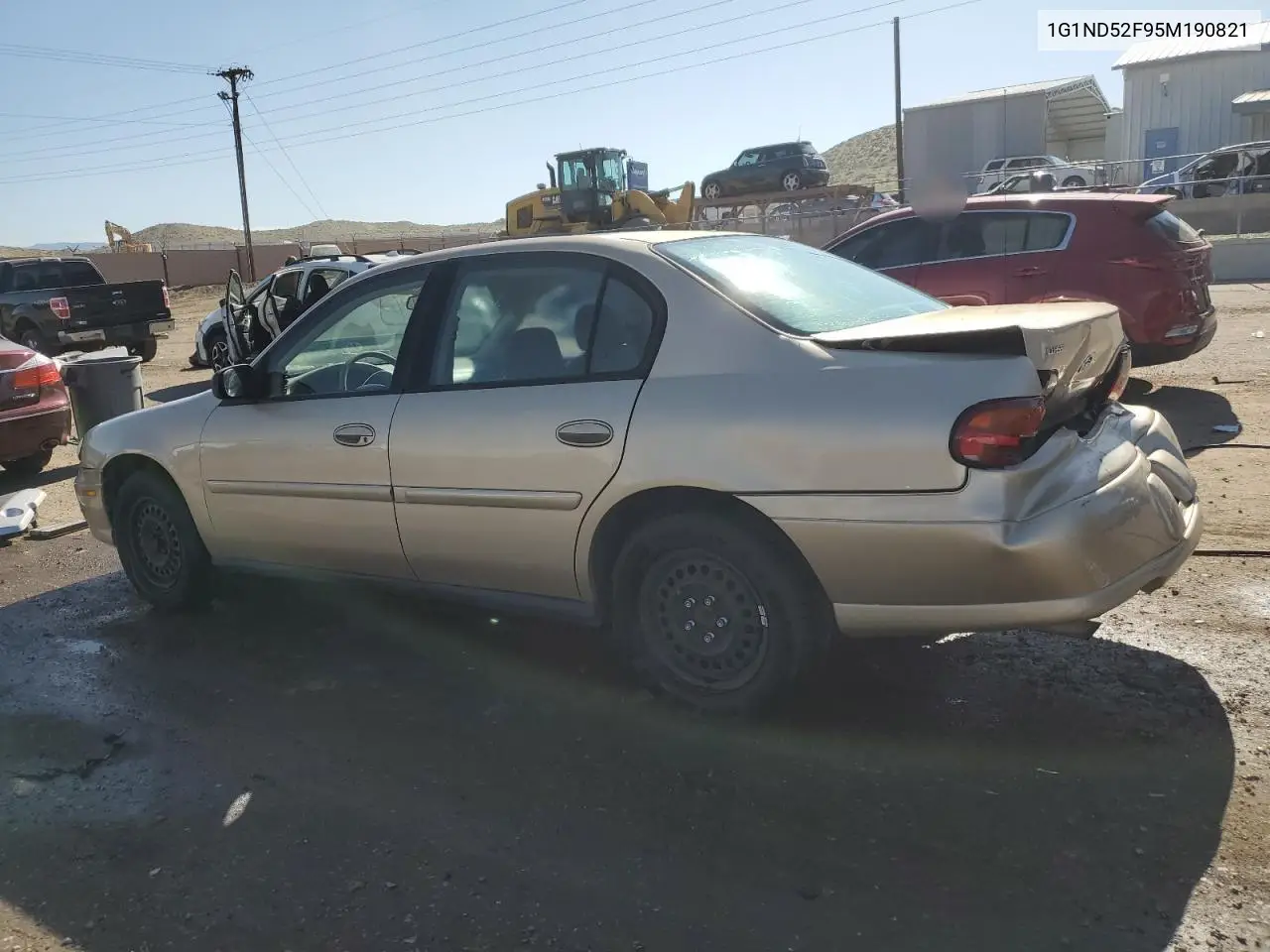 2005 Chevrolet Classic VIN: 1G1ND52F95M190821 Lot: 60728755