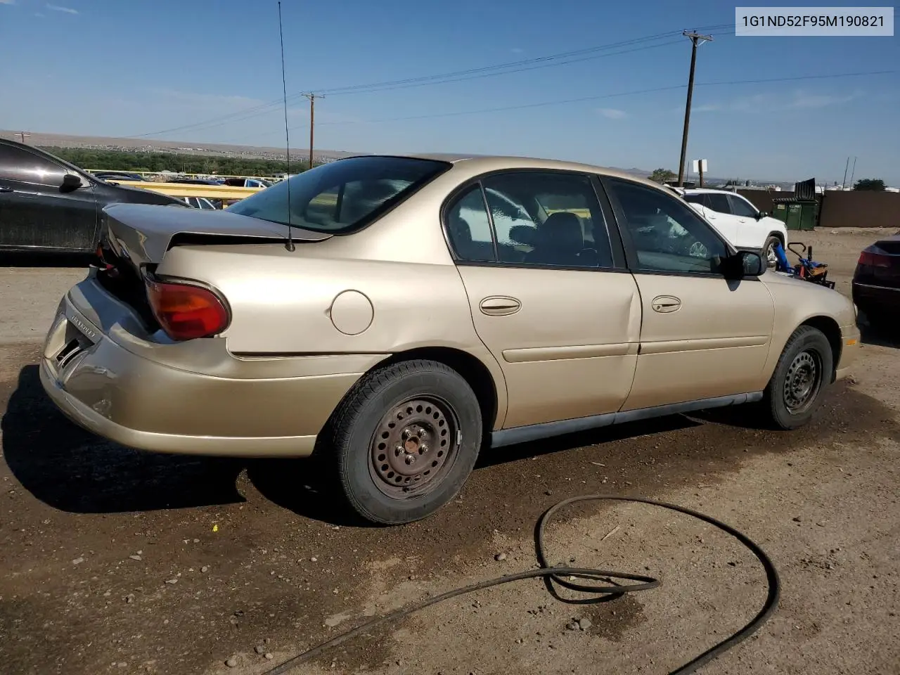 2005 Chevrolet Classic VIN: 1G1ND52F95M190821 Lot: 60728755