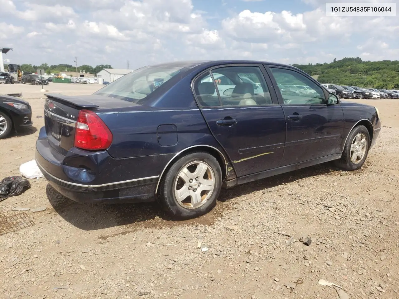 2005 Chevrolet Malibu Lt VIN: 1G1ZU54835F106044 Lot: 63305175