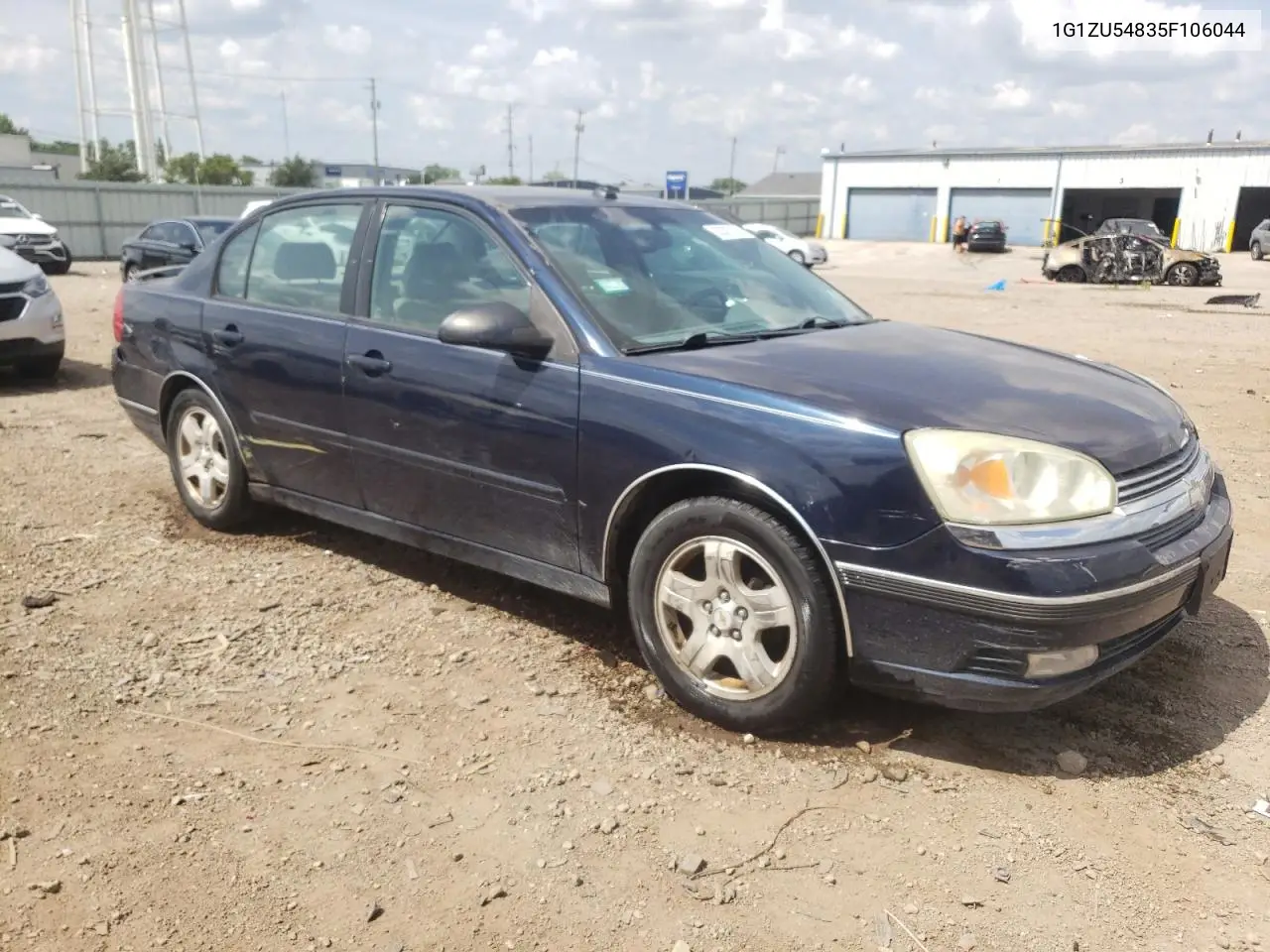 2005 Chevrolet Malibu Lt VIN: 1G1ZU54835F106044 Lot: 63305175