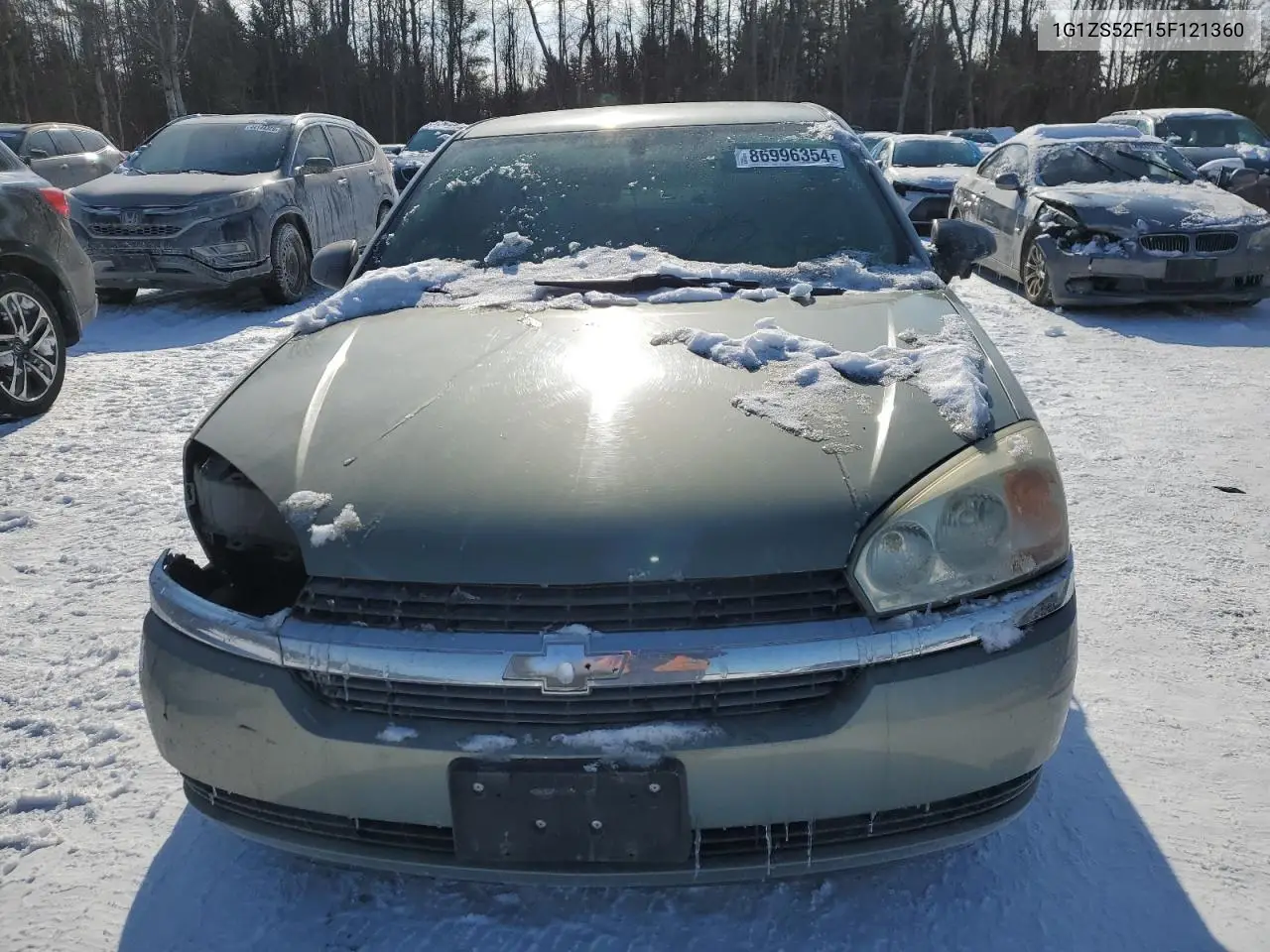 2005 Chevrolet Malibu VIN: 1G1ZS52F15F121360 Lot: 86996354