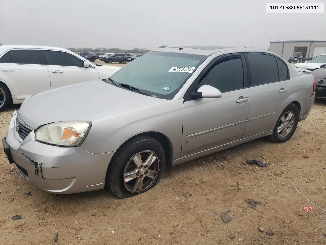 2006 Chevrolet Malibu Lt VIN: 1G1ZT53806F151111 Lot: 42796135