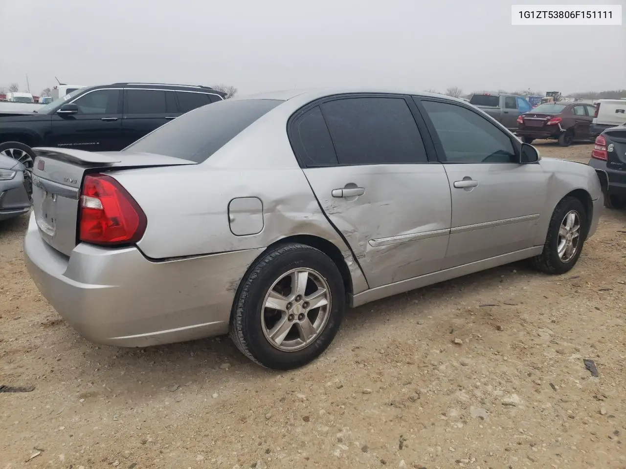 2006 Chevrolet Malibu Lt VIN: 1G1ZT53806F151111 Lot: 42796135