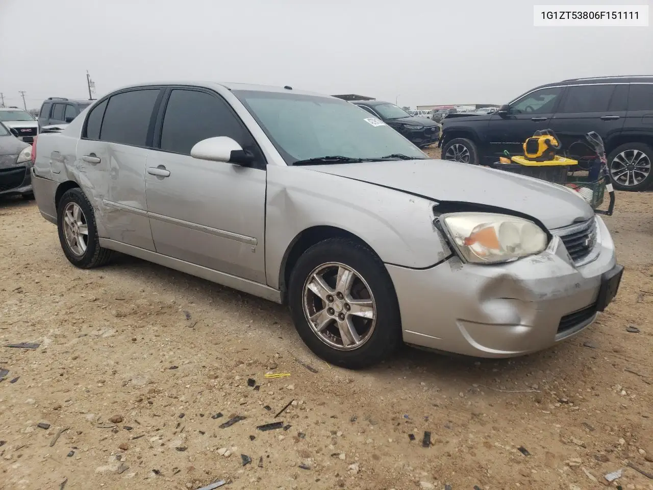 2006 Chevrolet Malibu Lt VIN: 1G1ZT53806F151111 Lot: 42796135