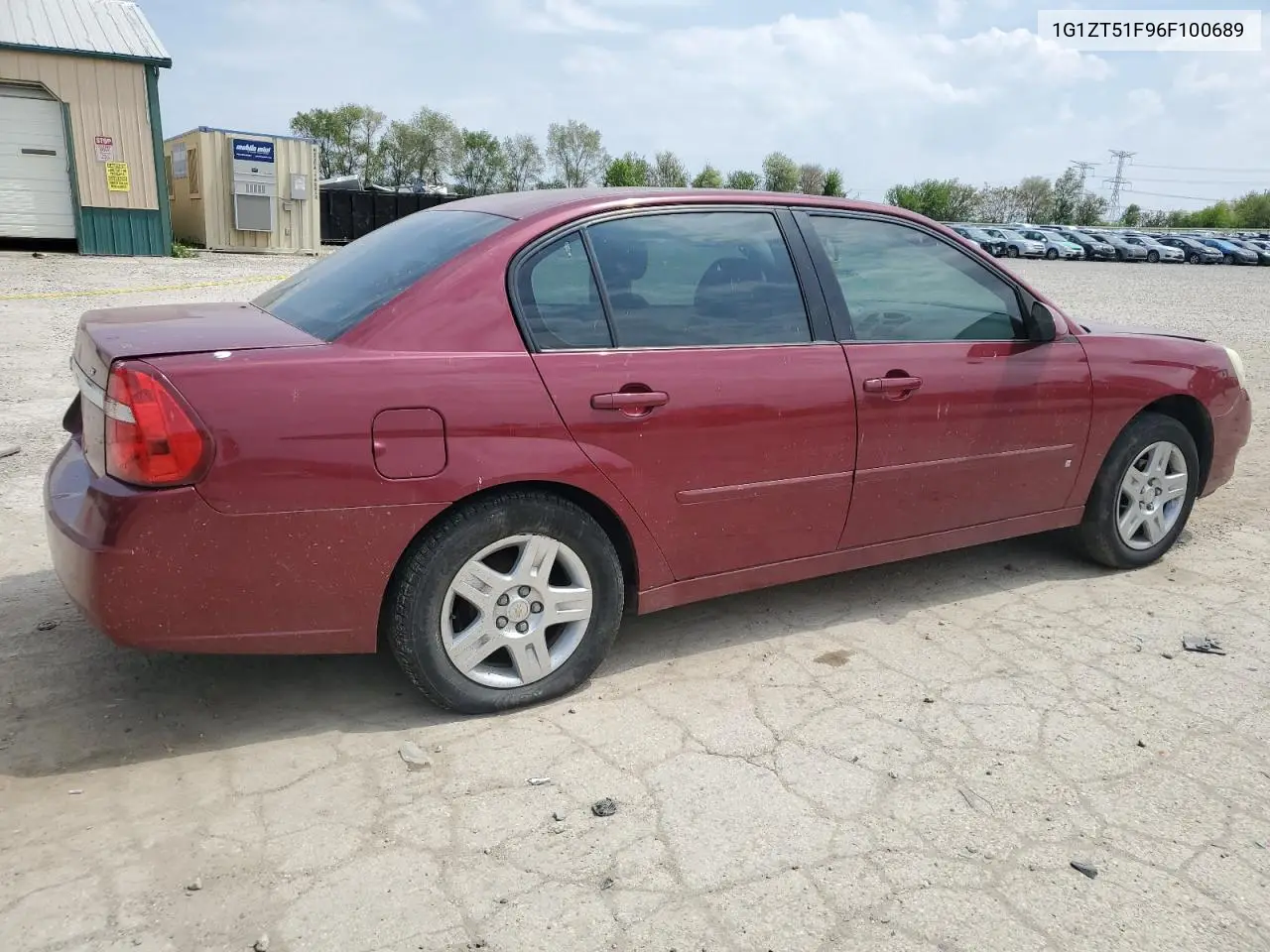 2006 Chevrolet Malibu Lt VIN: 1G1ZT51F96F100689 Lot: 56377385