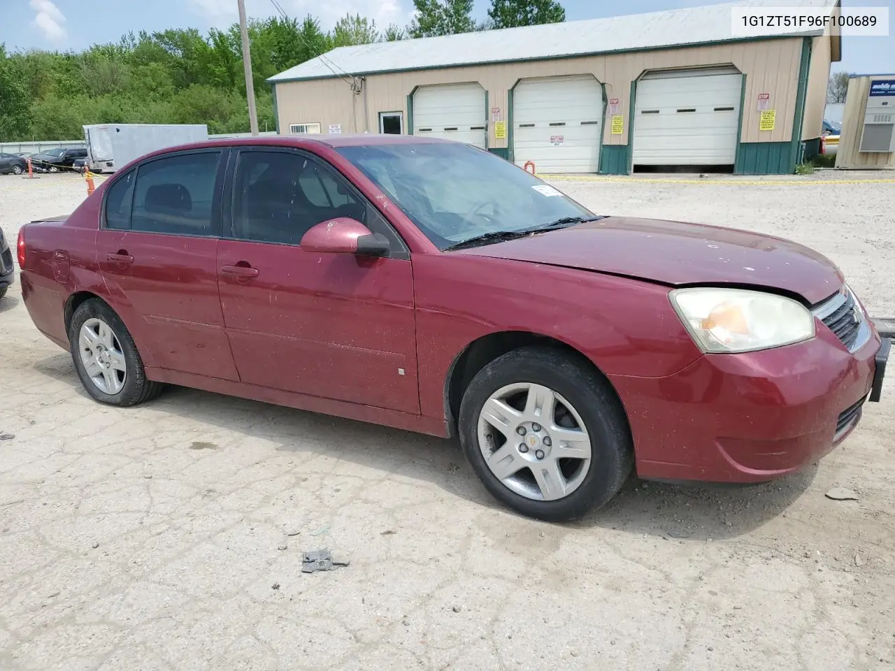 2006 Chevrolet Malibu Lt VIN: 1G1ZT51F96F100689 Lot: 56377385