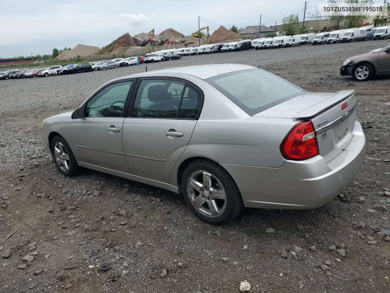 2006 Chevrolet Malibu Ltz VIN: 1G1ZU53836F195018 Lot: 56743815
