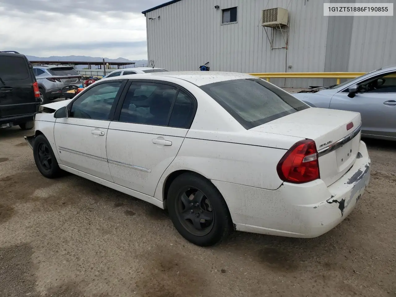 2006 Chevrolet Malibu Lt VIN: 1G1ZT51886F190855 Lot: 56761725
