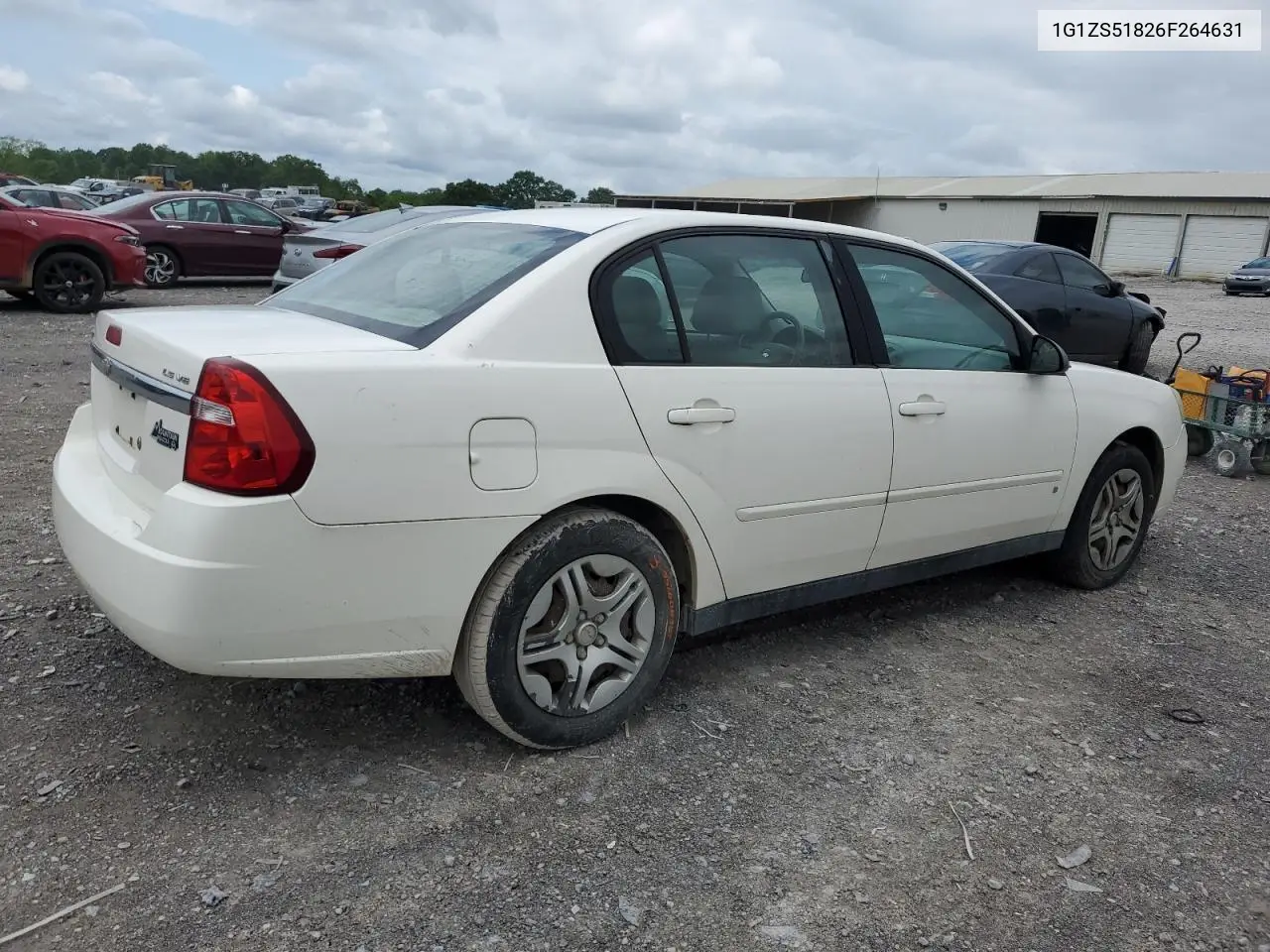 2006 Chevrolet Malibu Ls VIN: 1G1ZS51826F264631 Lot: 56873235