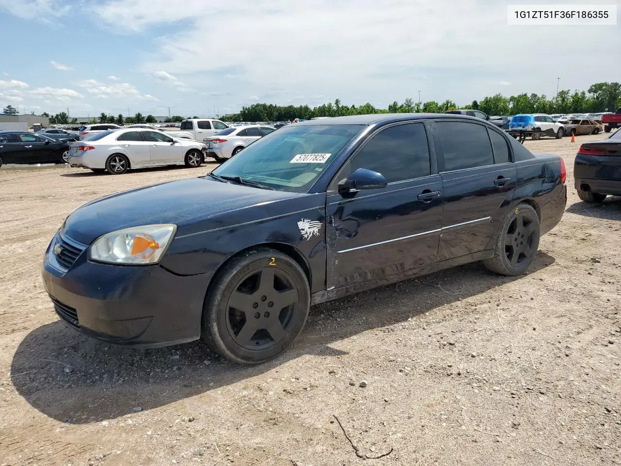 2006 Chevrolet Malibu Lt VIN: 1G1ZT51F36F186355 Lot: 57077825