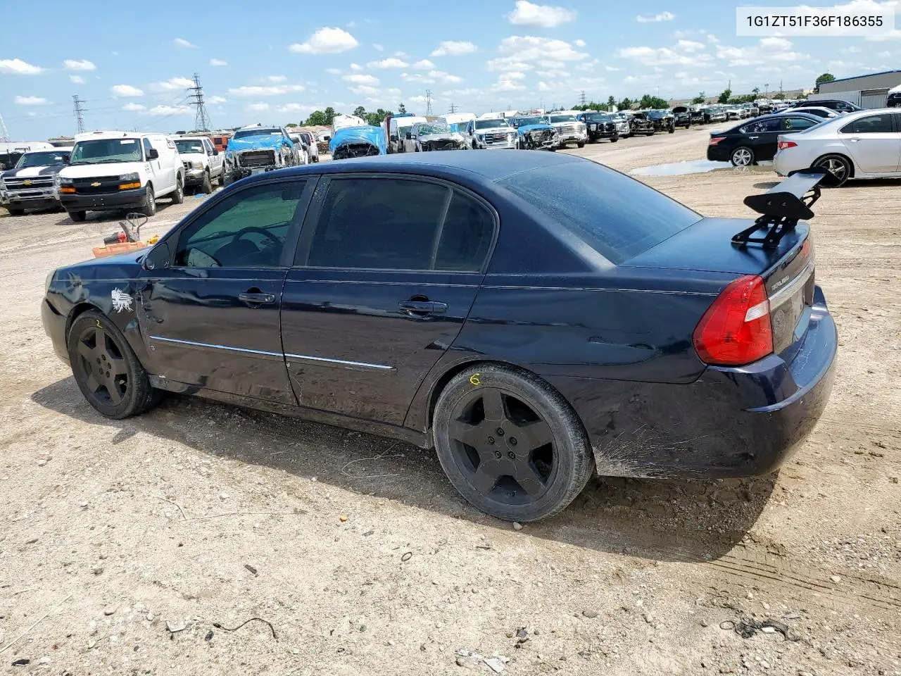 2006 Chevrolet Malibu Lt VIN: 1G1ZT51F36F186355 Lot: 57077825