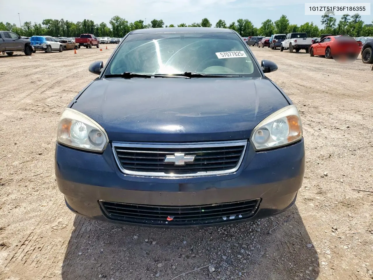 2006 Chevrolet Malibu Lt VIN: 1G1ZT51F36F186355 Lot: 57077825