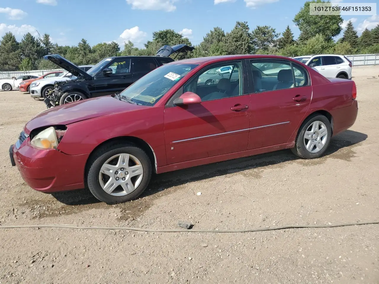 2006 Chevrolet Malibu Lt VIN: 1G1ZT53F46F151353 Lot: 62526725