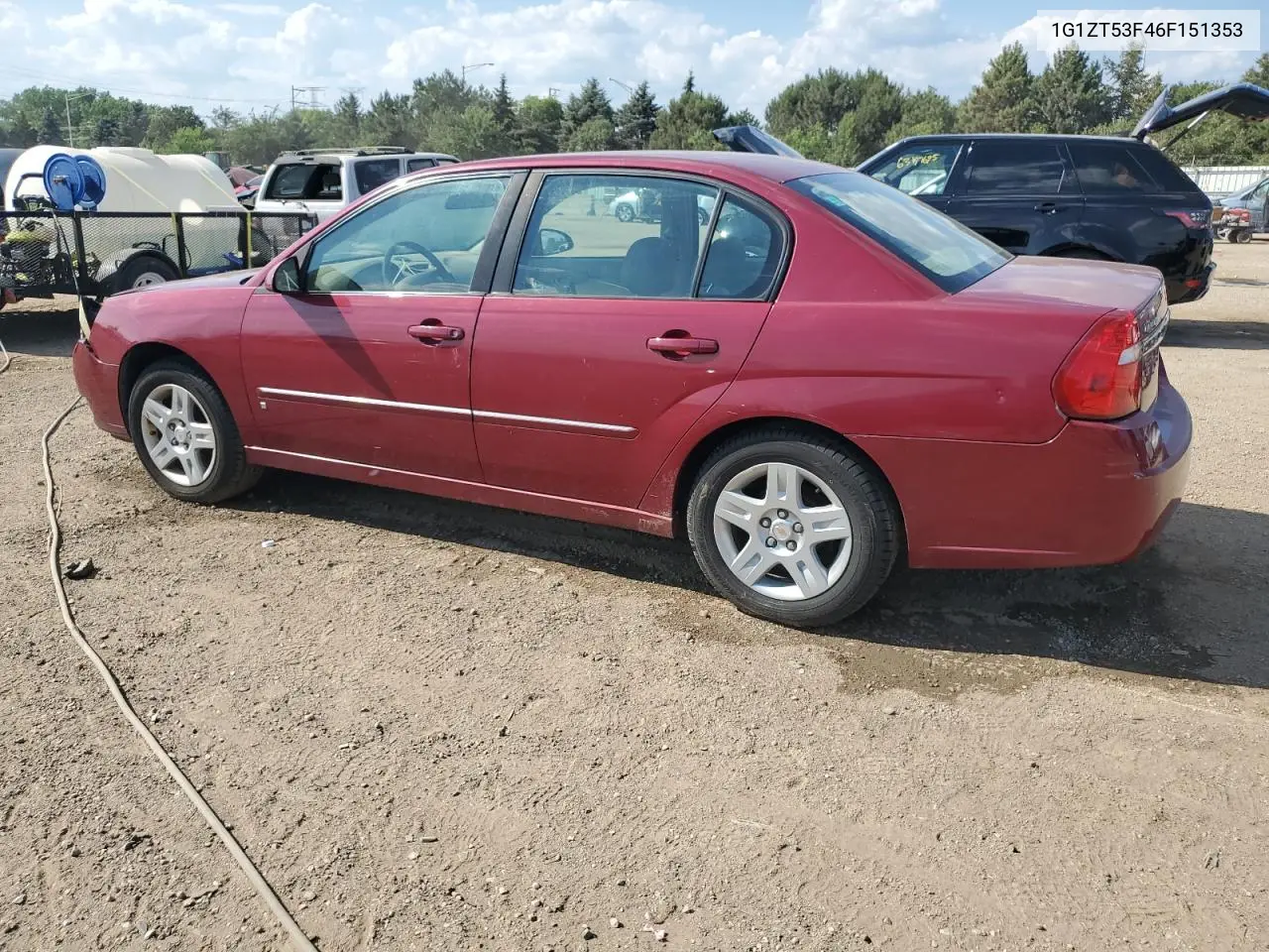 2006 Chevrolet Malibu Lt VIN: 1G1ZT53F46F151353 Lot: 62526725