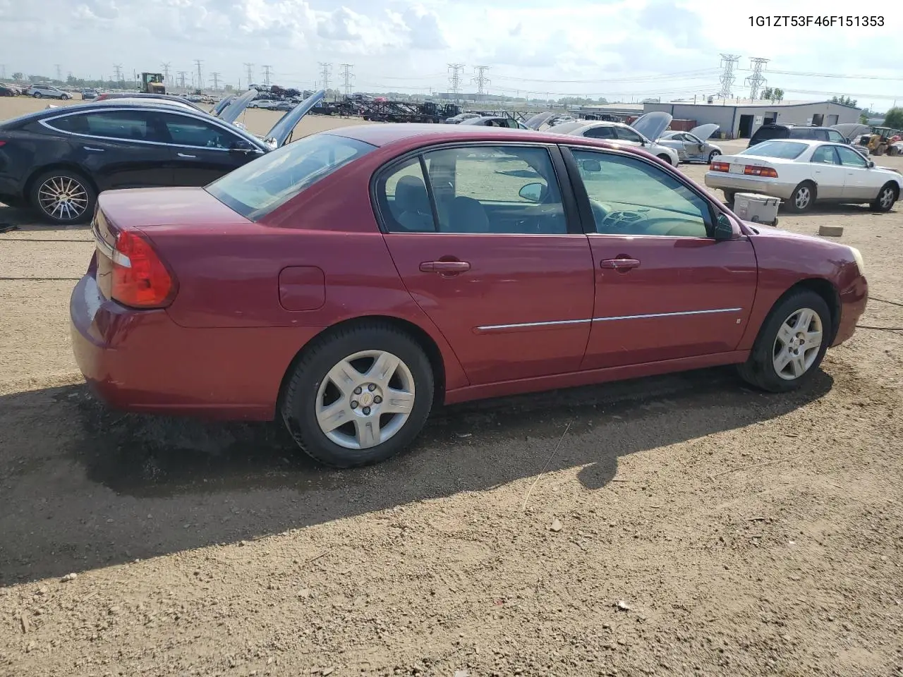 2006 Chevrolet Malibu Lt VIN: 1G1ZT53F46F151353 Lot: 62526725