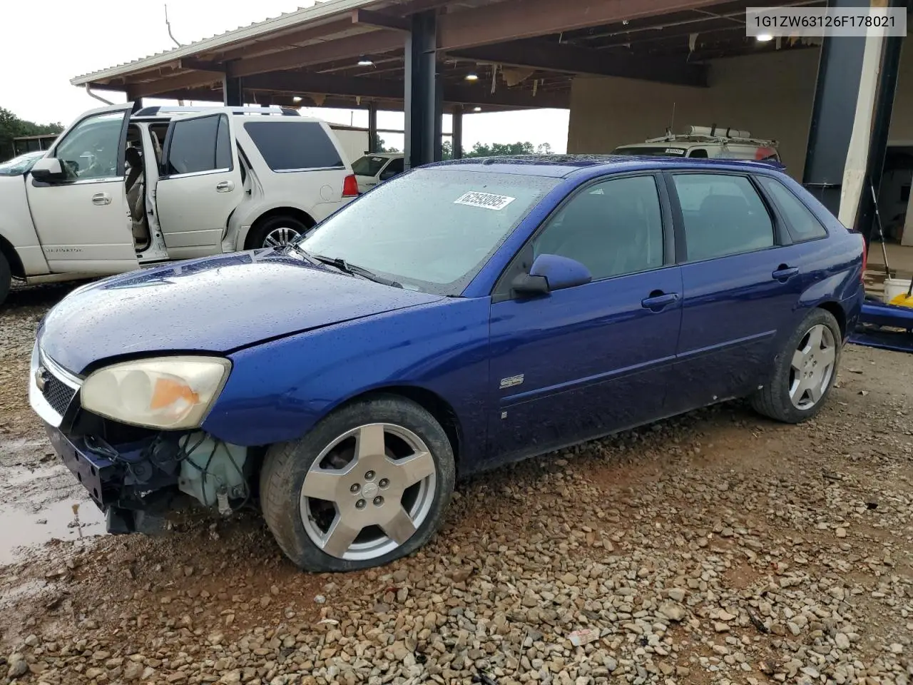 2006 Chevrolet Malibu Maxx Ss VIN: 1G1ZW63126F178021 Lot: 62593095