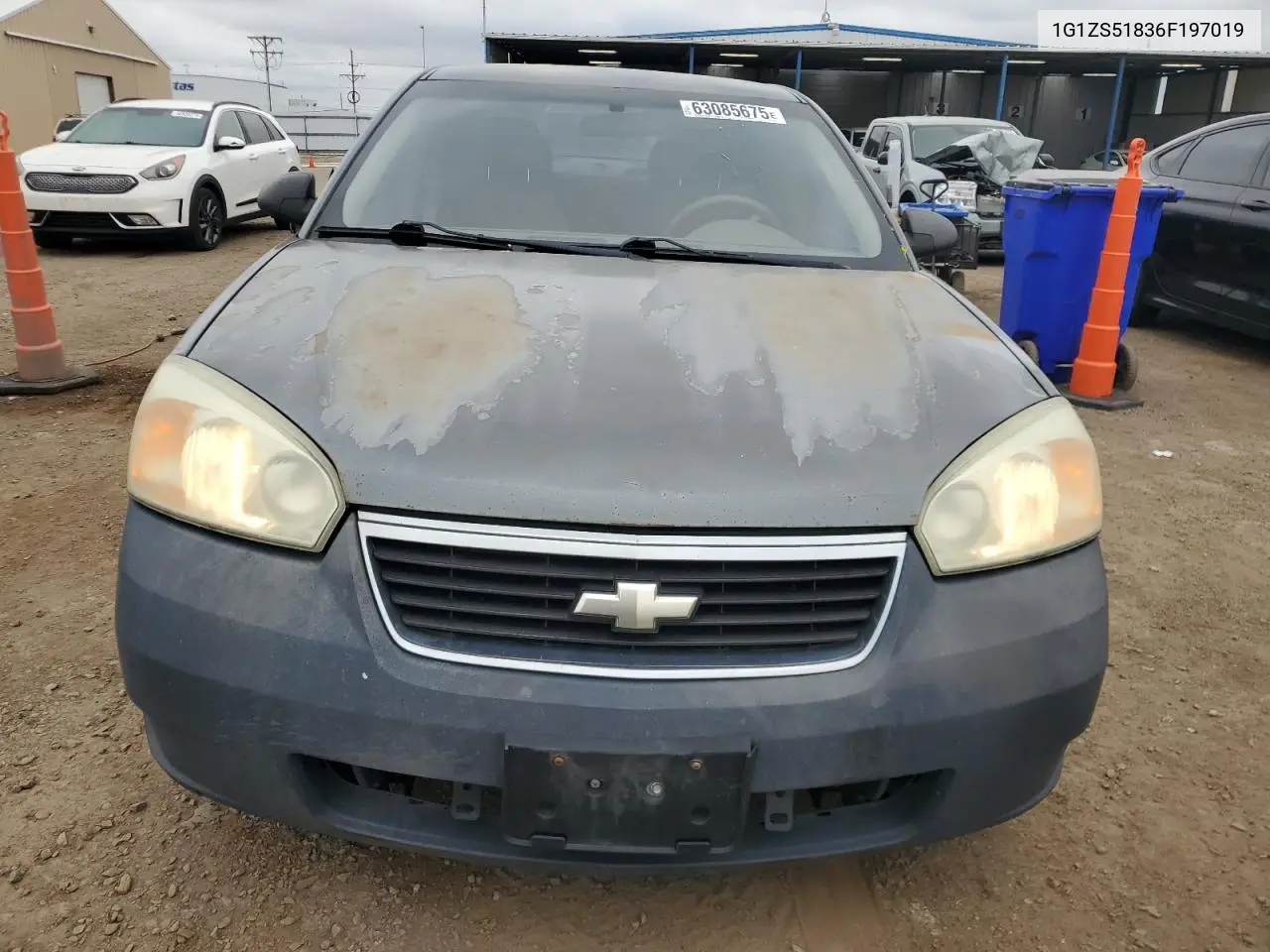 2006 Chevrolet Malibu Ls VIN: 1G1ZS51836F197019 Lot: 63085675