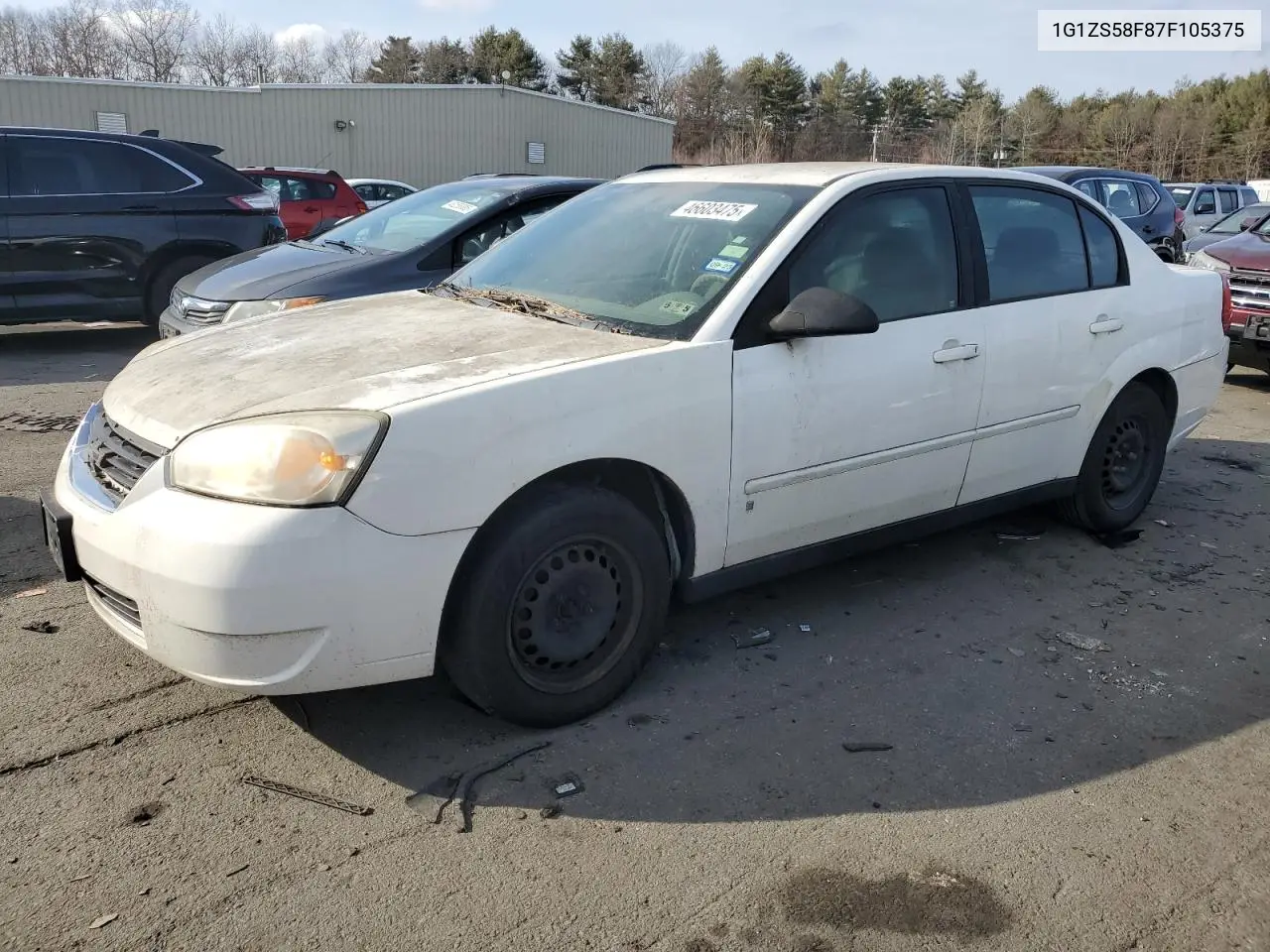 2007 Chevrolet Malibu Ls VIN: 1G1ZS58F87F105375 Lot: 46603475
