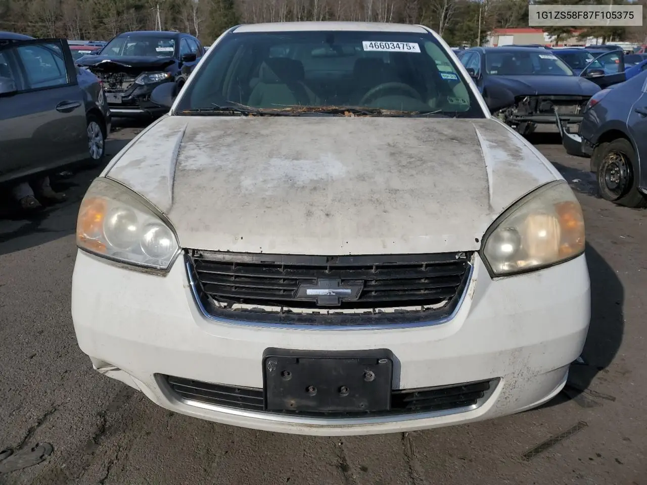 2007 Chevrolet Malibu Ls VIN: 1G1ZS58F87F105375 Lot: 46603475