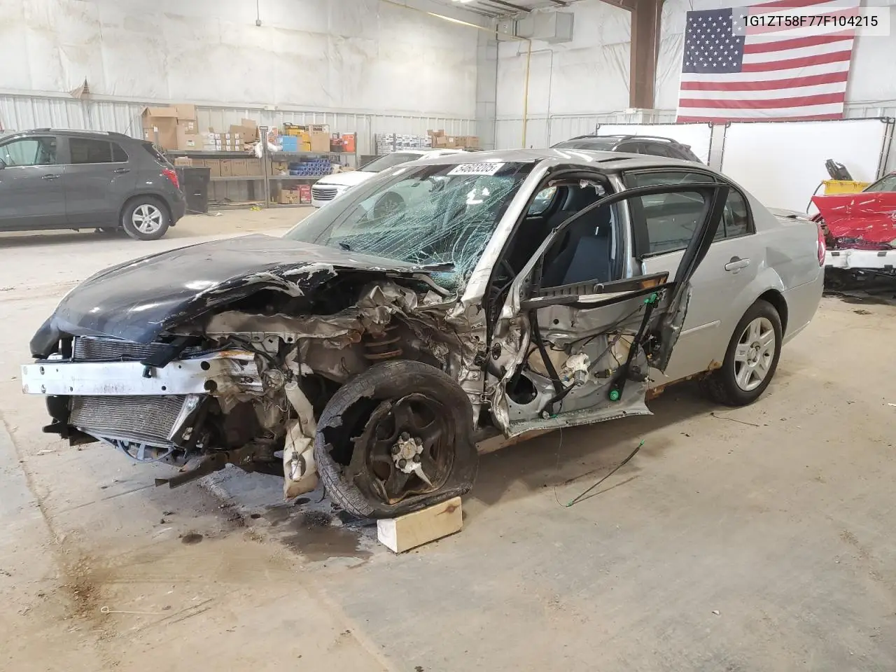 2007 Chevrolet Malibu Lt VIN: 1G1ZT58F77F104215 Lot: 54603205