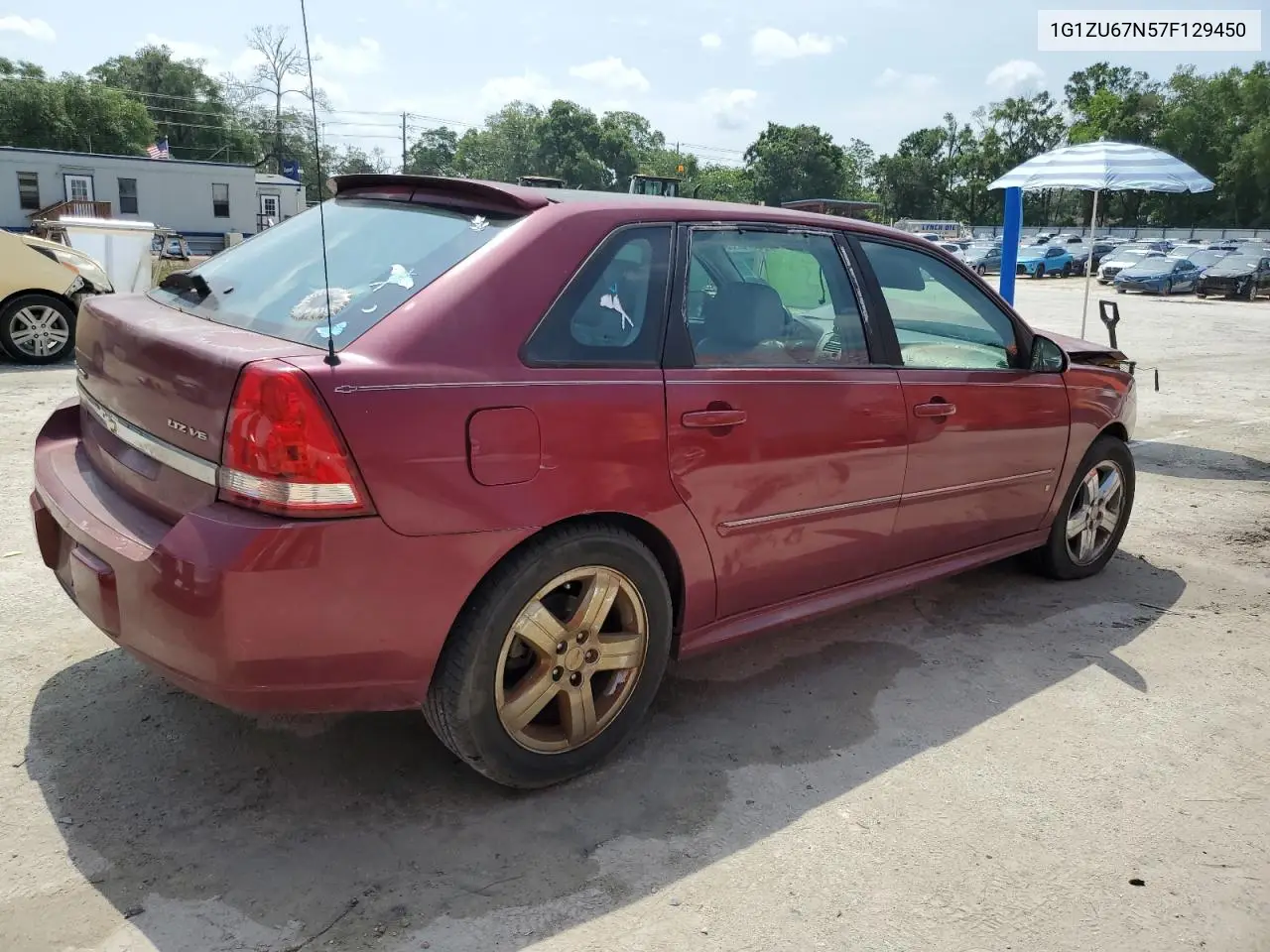 2007 Chevrolet Malibu Maxx Ltz VIN: 1G1ZU67N57F129450 Lot: 55876265