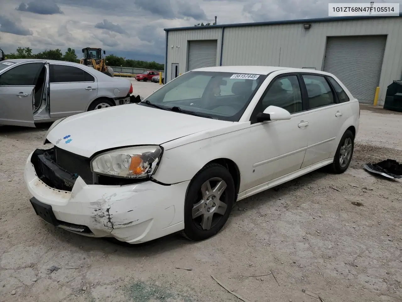 2007 Chevrolet Malibu Maxx Lt VIN: 1G1ZT68N47F105514 Lot: 56157445