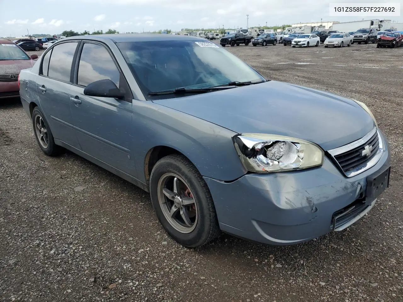 2007 Chevrolet Malibu Ls VIN: 1G1ZS58F57F227692 Lot: 56253515