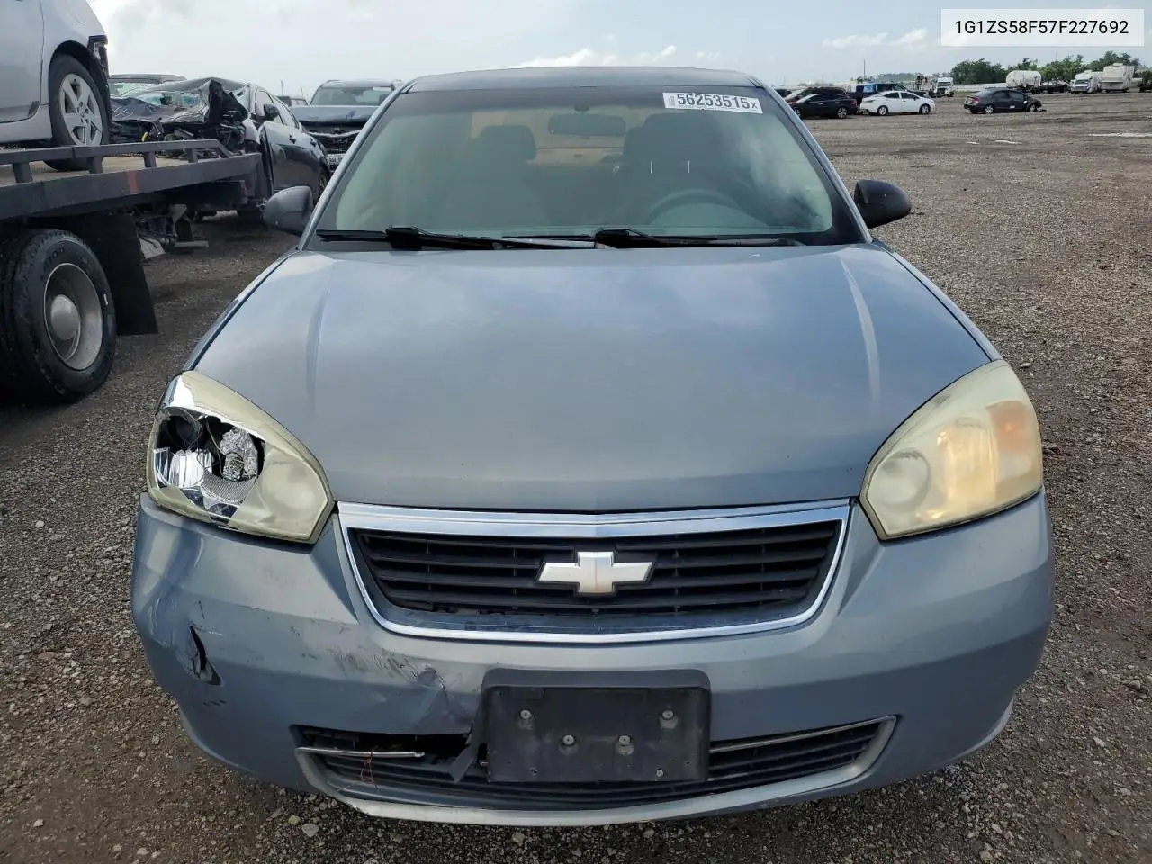 2007 Chevrolet Malibu Ls VIN: 1G1ZS58F57F227692 Lot: 56253515