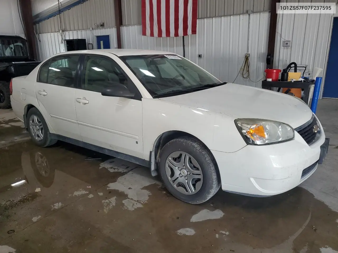 2007 Chevrolet Malibu Ls VIN: 1G1ZS57F07F237595 Lot: 61612655
