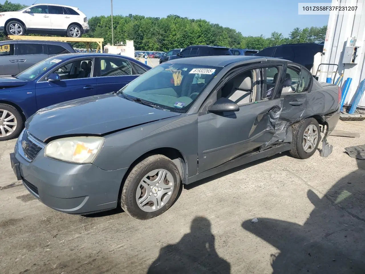 2007 Chevrolet Malibu Ls VIN: 1G1ZS58F37F231207 Lot: 61932265