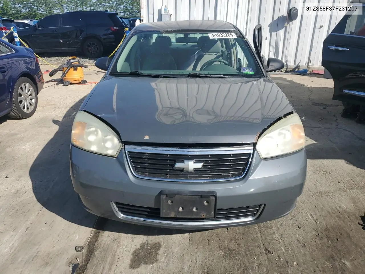 2007 Chevrolet Malibu Ls VIN: 1G1ZS58F37F231207 Lot: 61932265
