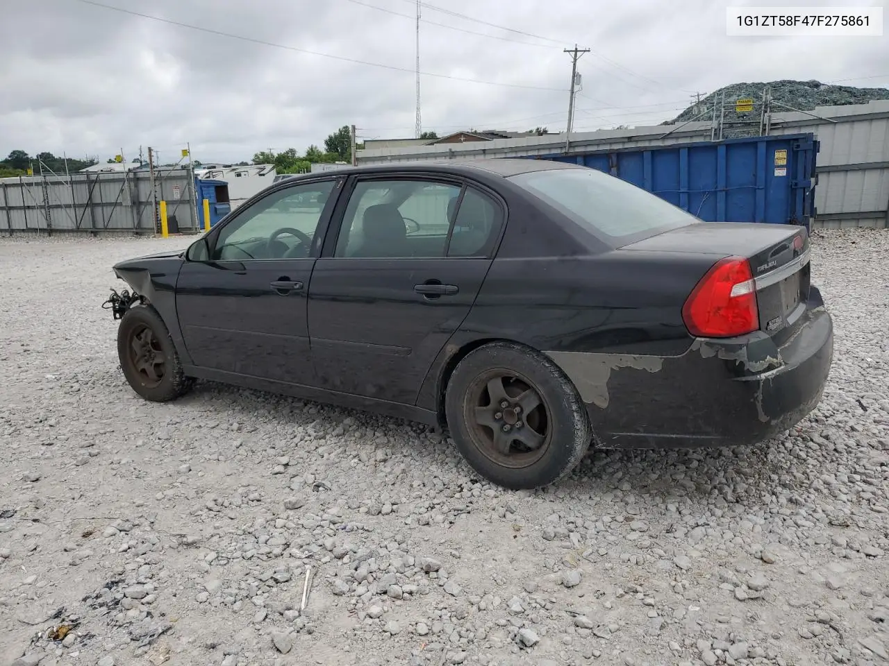 2007 Chevrolet Malibu Lt VIN: 1G1ZT58F47F275861 Lot: 62378045