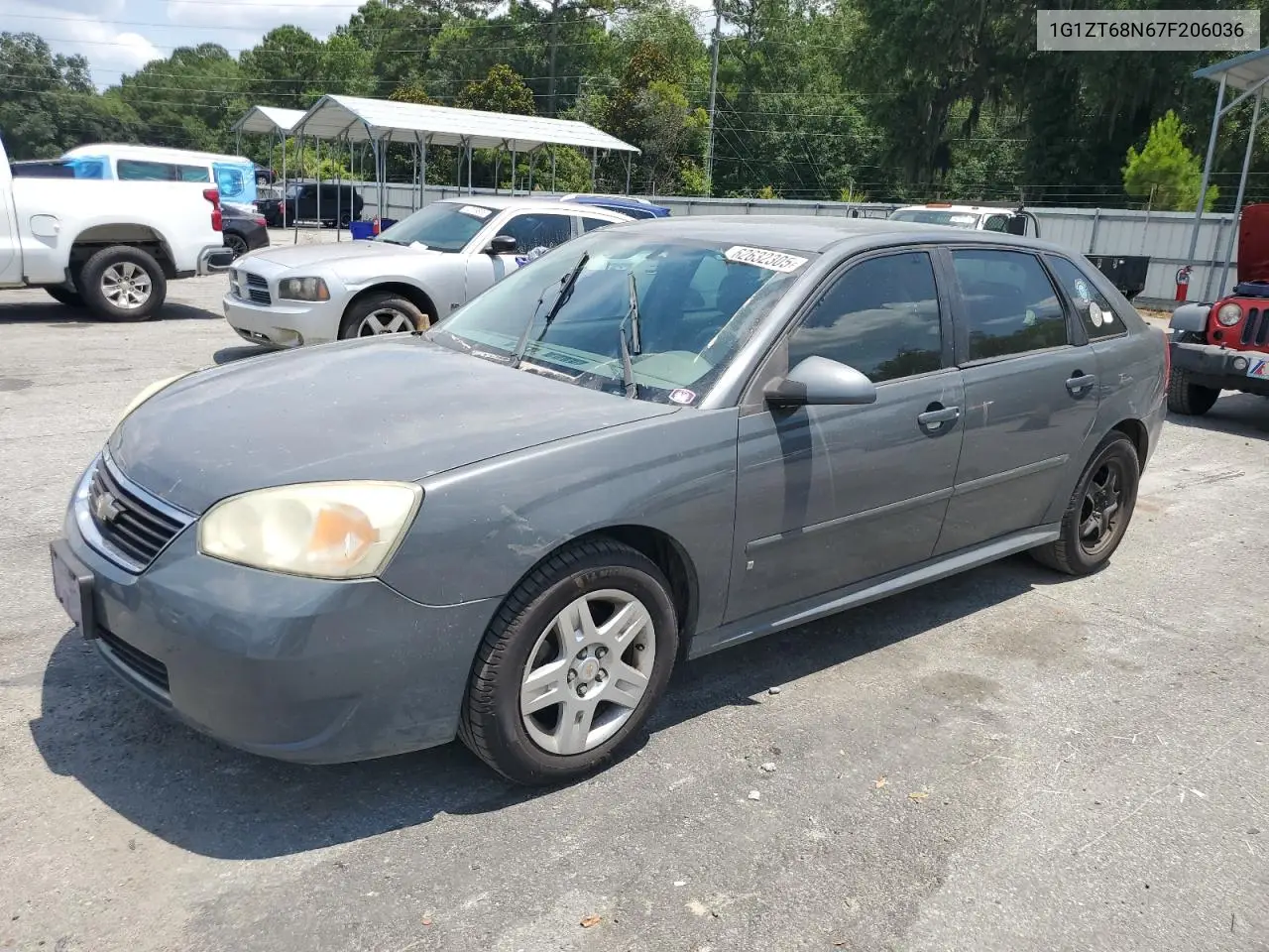 2007 Chevrolet Malibu Maxx Lt VIN: 1G1ZT68N67F206036 Lot: 62632305