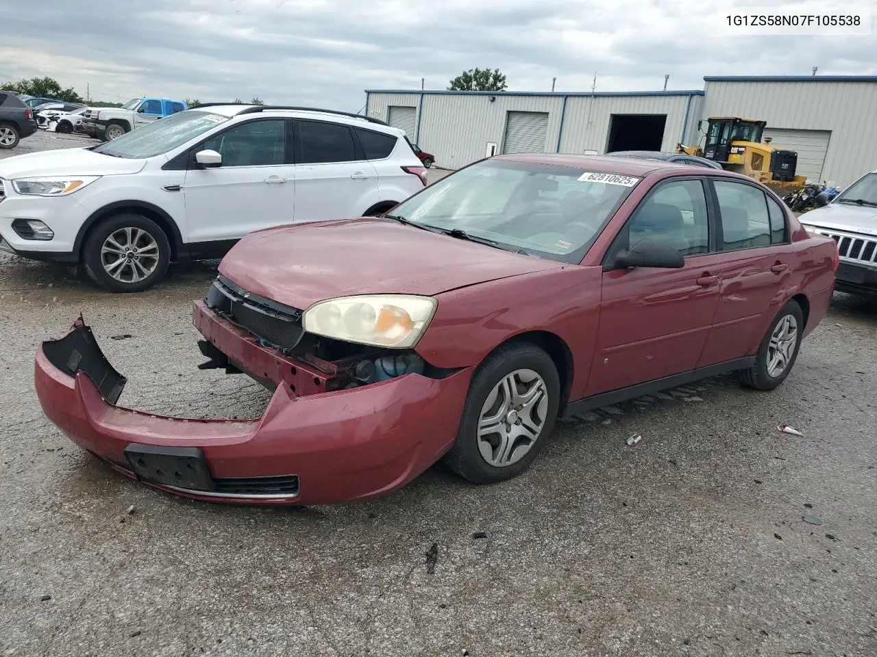 2007 Chevrolet Malibu Ls VIN: 1G1ZS58N07F105538 Lot: 62810625