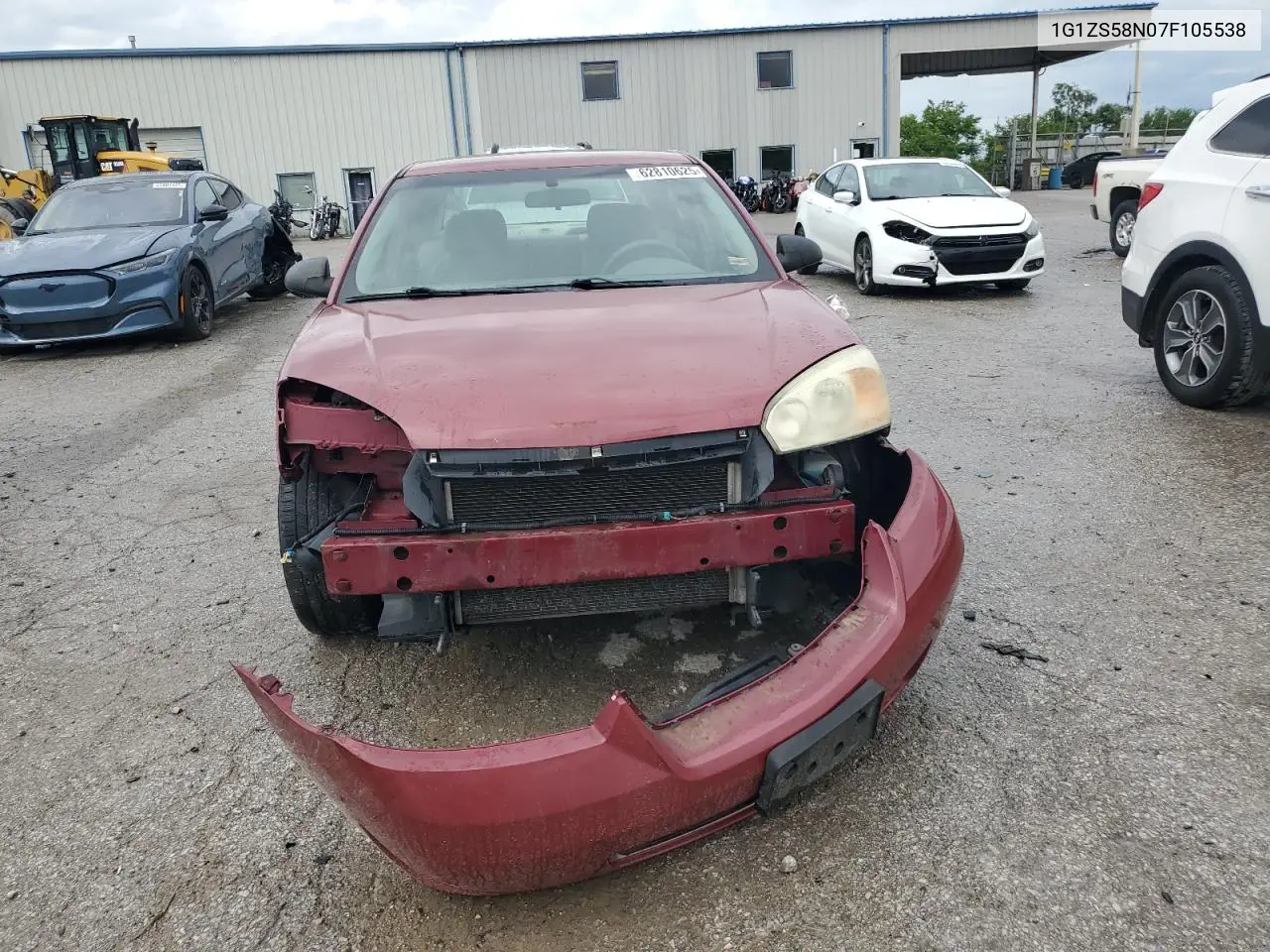 2007 Chevrolet Malibu Ls VIN: 1G1ZS58N07F105538 Lot: 62810625