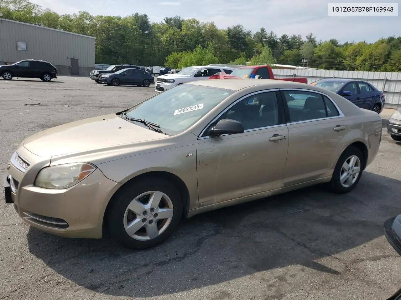 2008 Chevrolet Malibu Ls VIN: 1G1ZG57B78F169943 Lot: 56669545