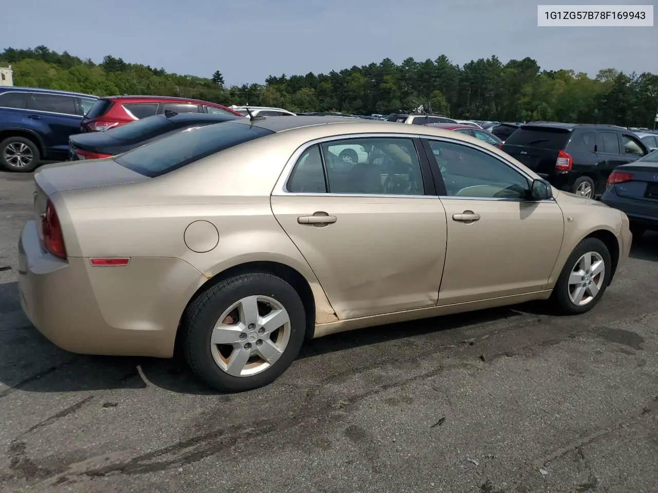 2008 Chevrolet Malibu Ls VIN: 1G1ZG57B78F169943 Lot: 56669545