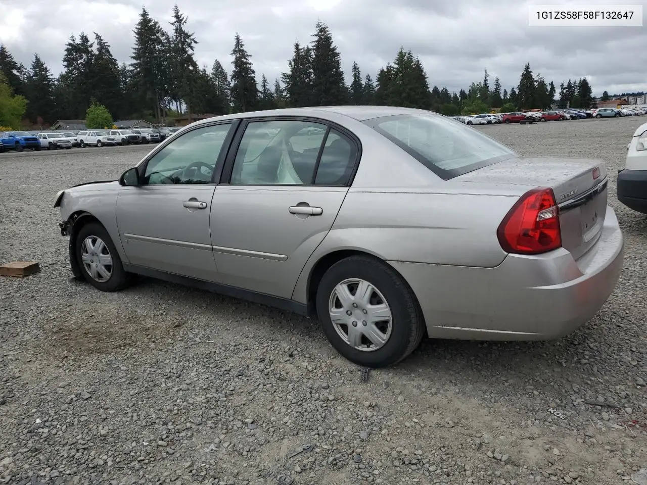 2008 Chevrolet Malibu Ls VIN: 1G1ZS58F58F132647 Lot: 56723705