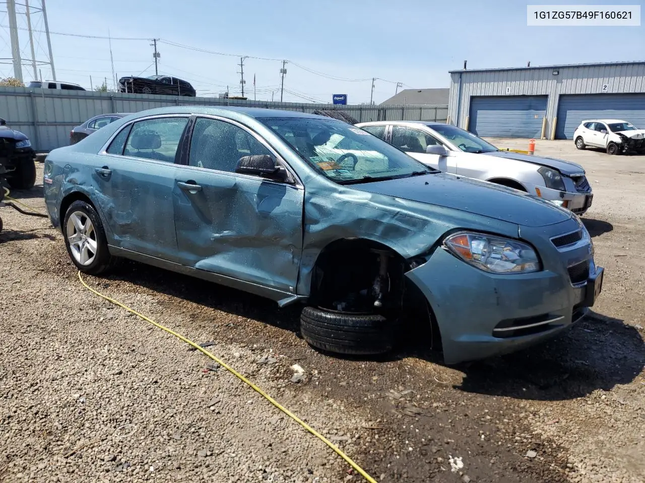2009 Chevrolet Malibu Ls VIN: 1G1ZG57B49F160621 Lot: 54088655