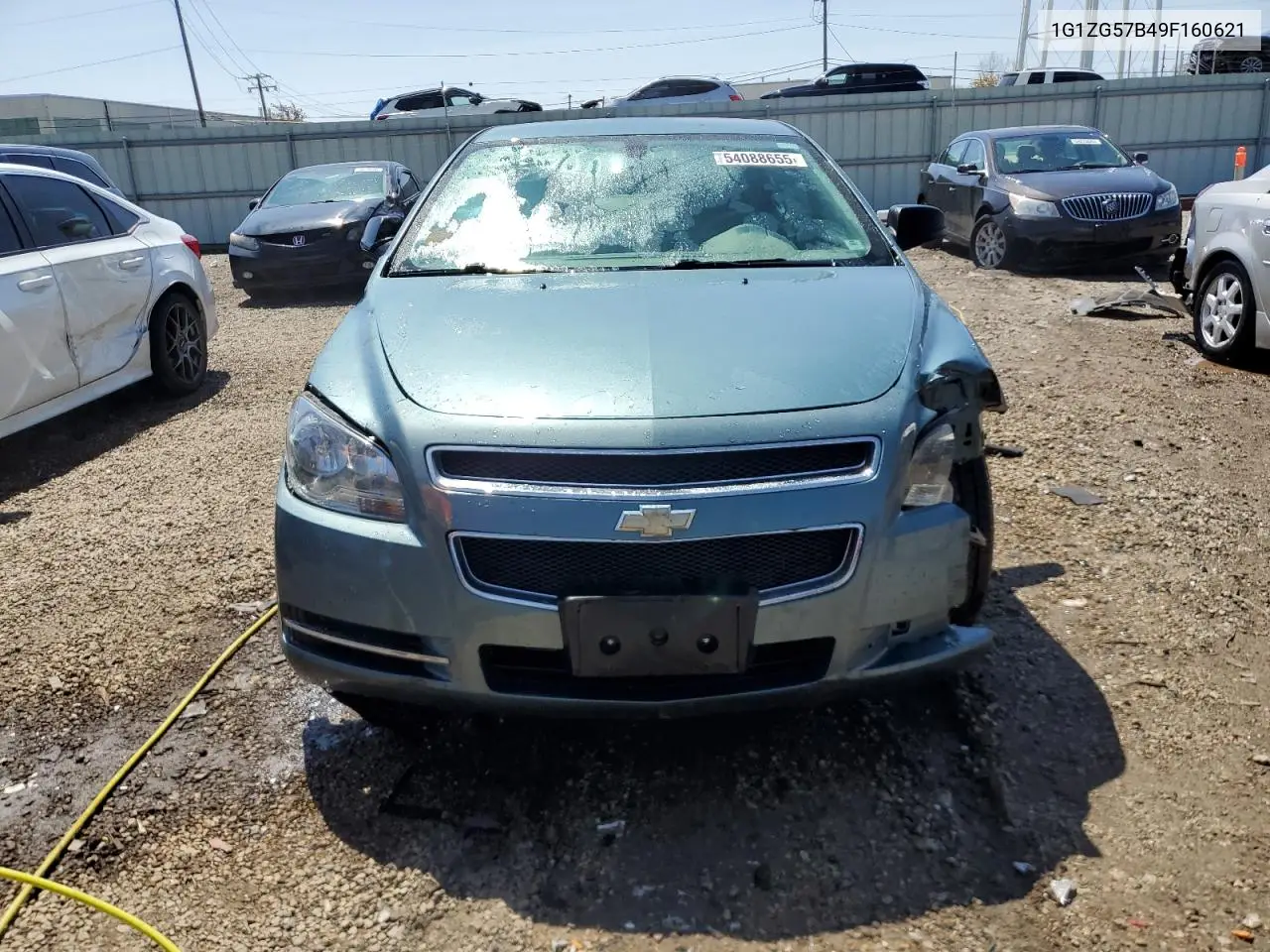 2009 Chevrolet Malibu Ls VIN: 1G1ZG57B49F160621 Lot: 54088655