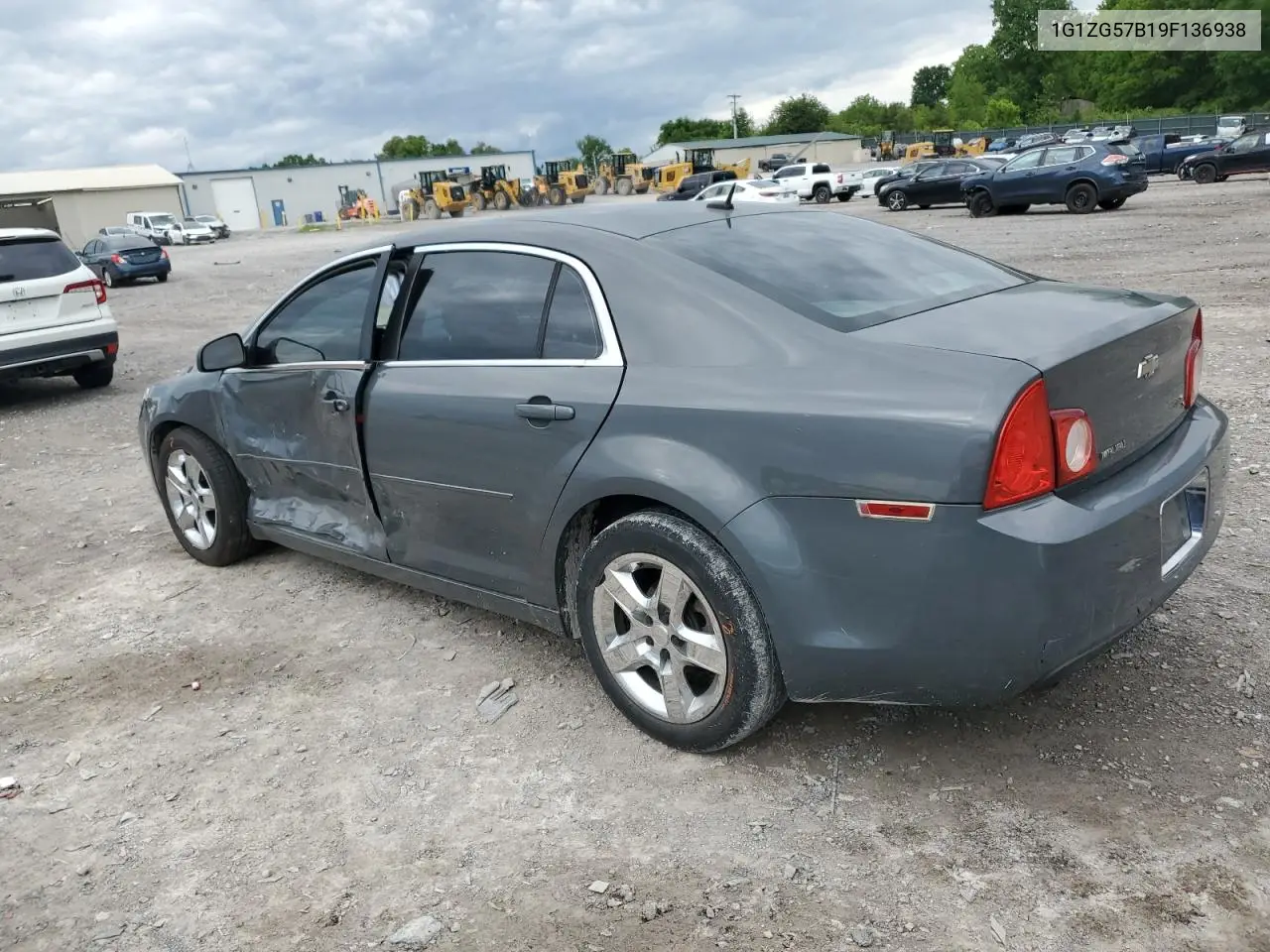 2009 Chevrolet Malibu Ls VIN: 1G1ZG57B19F136938 Lot: 55849425